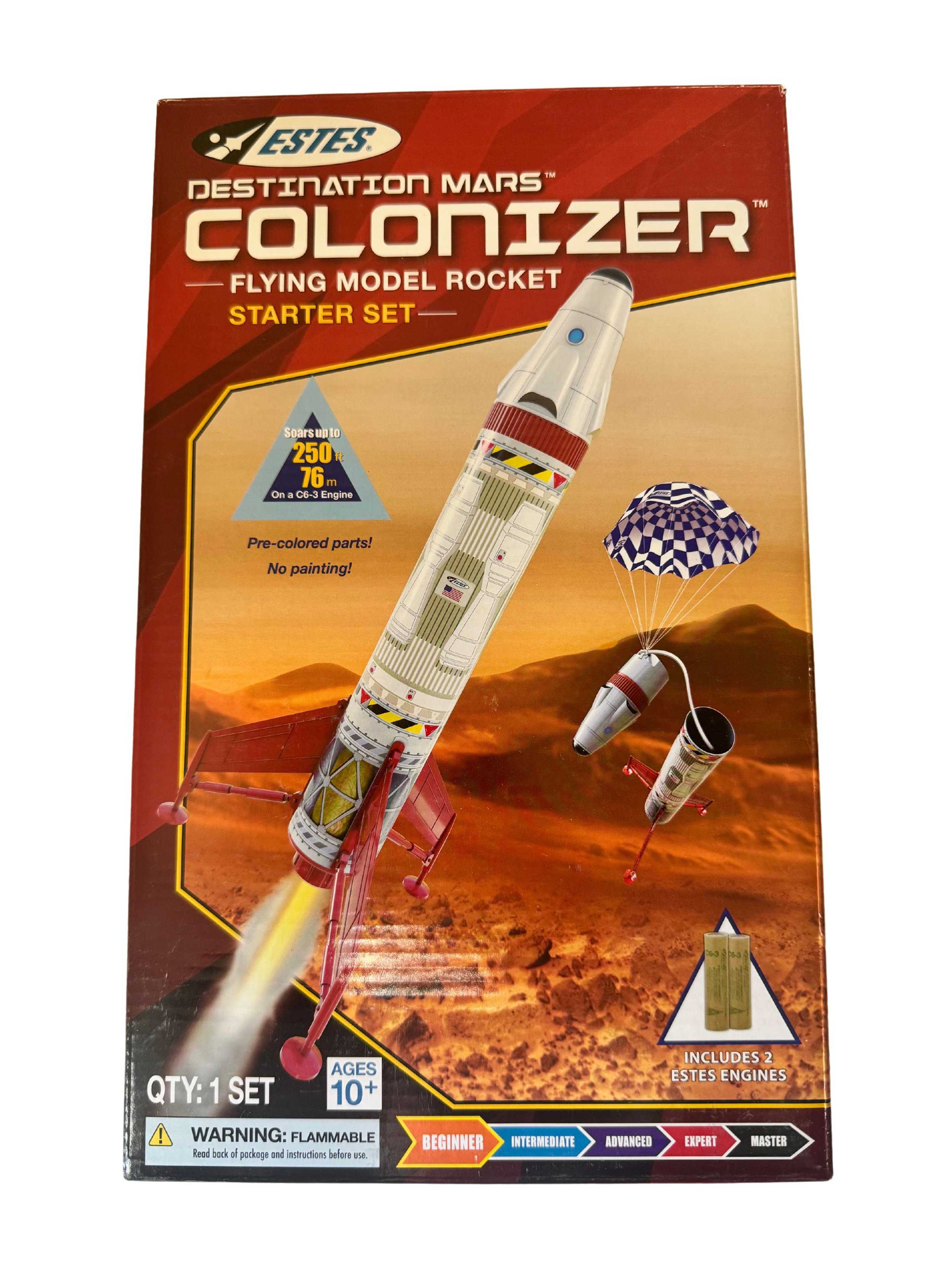 Buy Estes Dark Silver Flying Model Rocket Kit - #7229